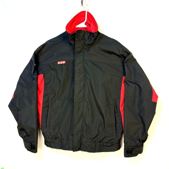 Columbia Men's Black and Red Windbreaker Jacket ~ Great Condition - Picture 4 of 10